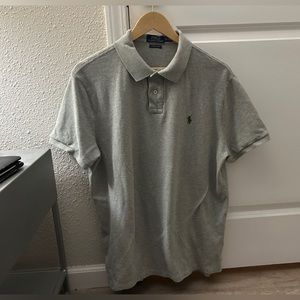 Polo Ralph Lauren Men’s Custom Slim Fit Mesh Polo Size XL - Grey